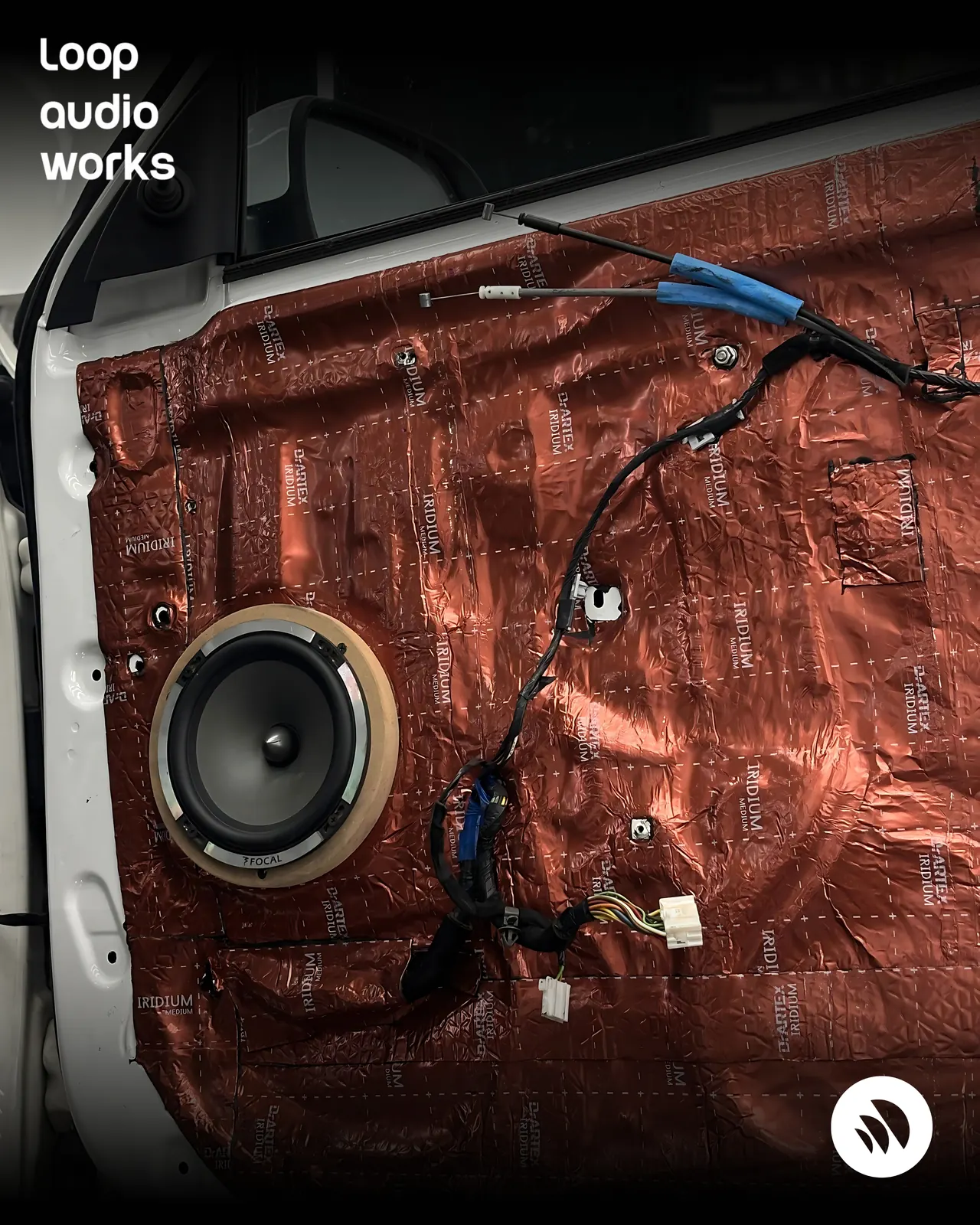 KIA Full System. Door damping, upgraded front stage, amplification and DSP tuning.