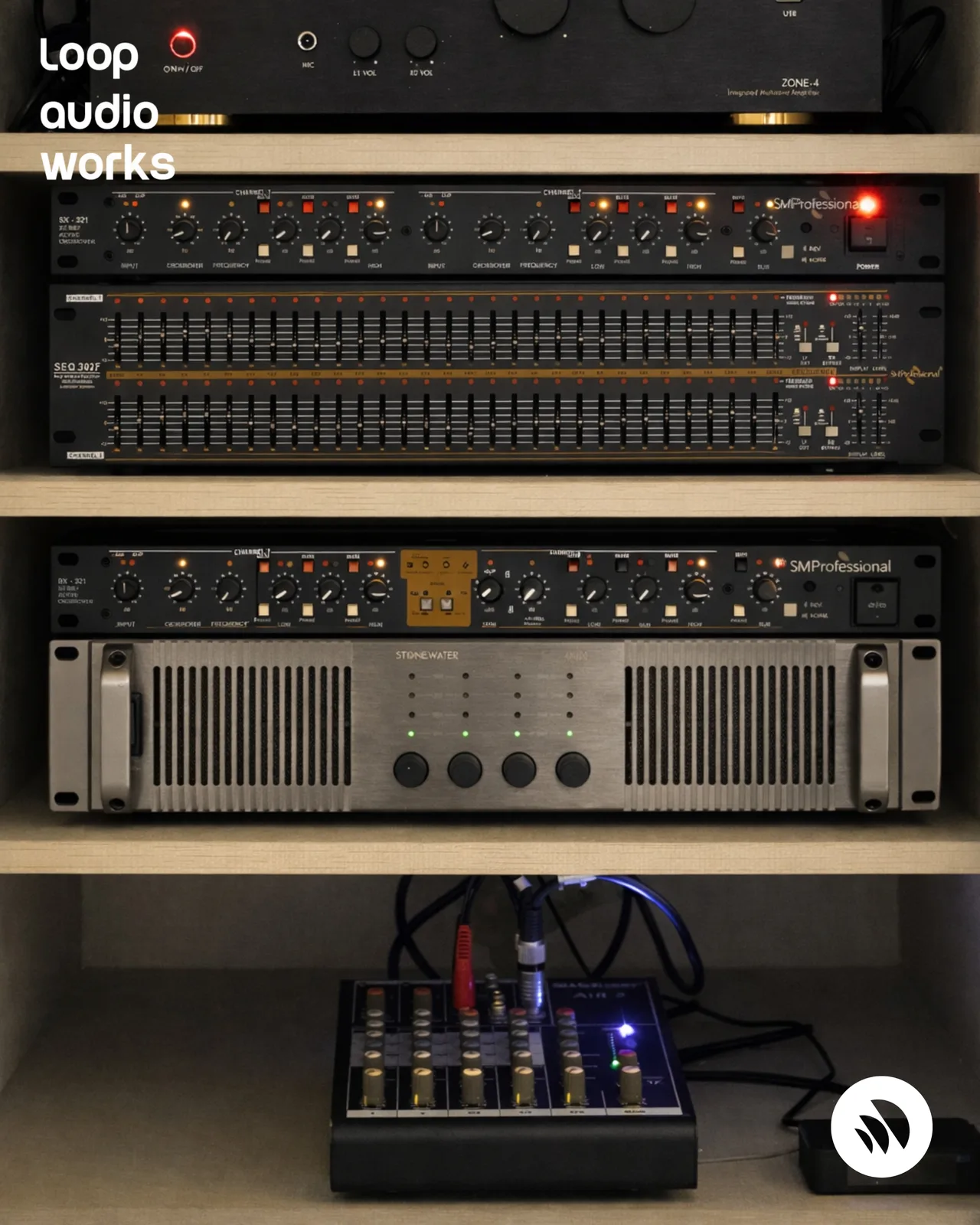 Aurum Gym, Bangalore. Professional amplification and DSP processing designed for clear, consistent sound.